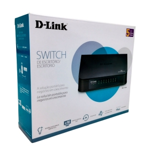 Switch D-Link DES-1016A, 16 Portas 10/100, Preto