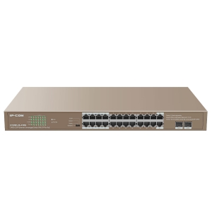 Switch IP-COM, 24 Portas Gigabit 10/100/1000 Mbps + 2 Portas SFP Gigabit PoE - G1126P-24-410W