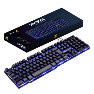 Teclado Gamer Vinik Hydra, LED Azul, ABNT2, USB - GT700