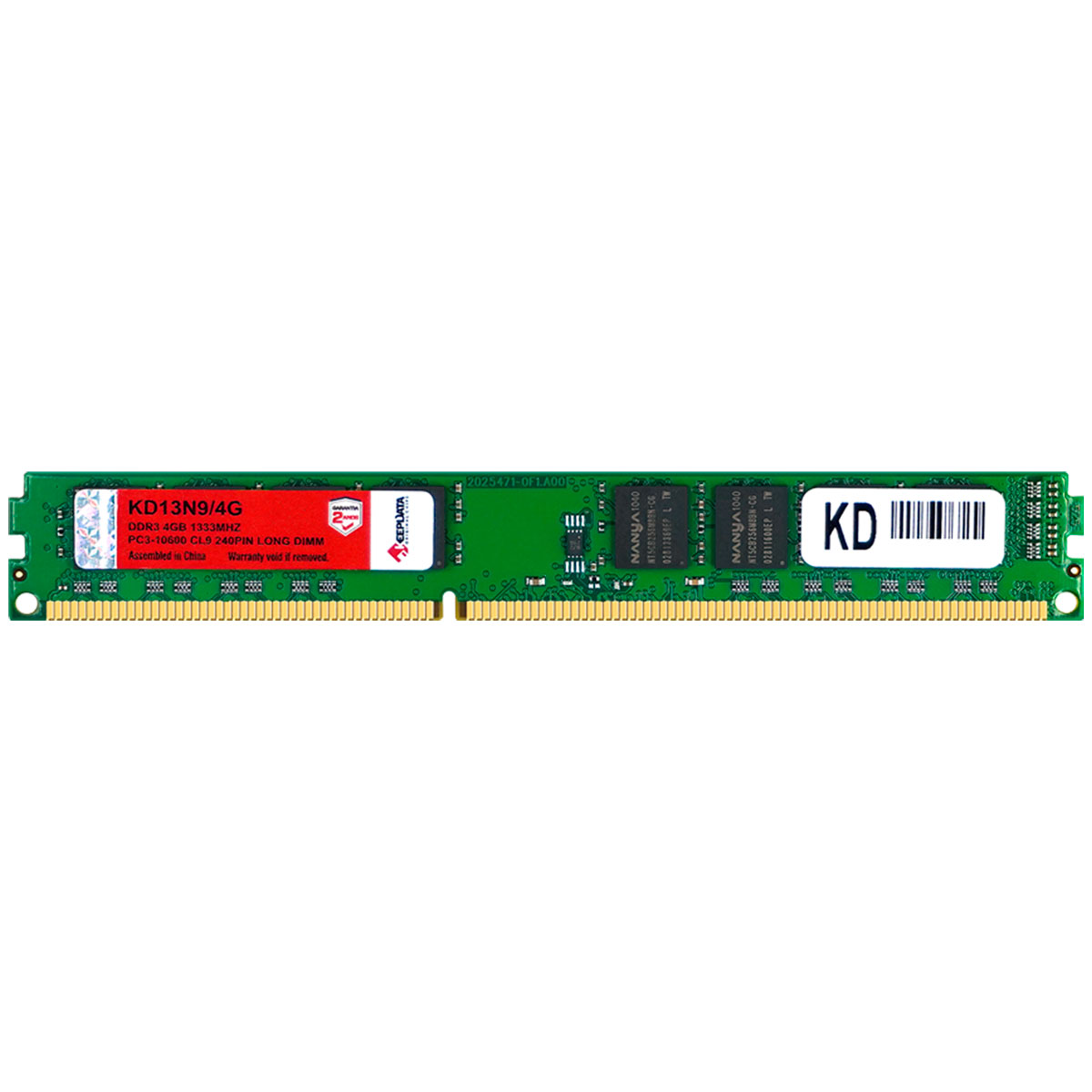 Memória 4GB Keepdata, DDR3, 1333MHz, CL9 - KD13N9/4G