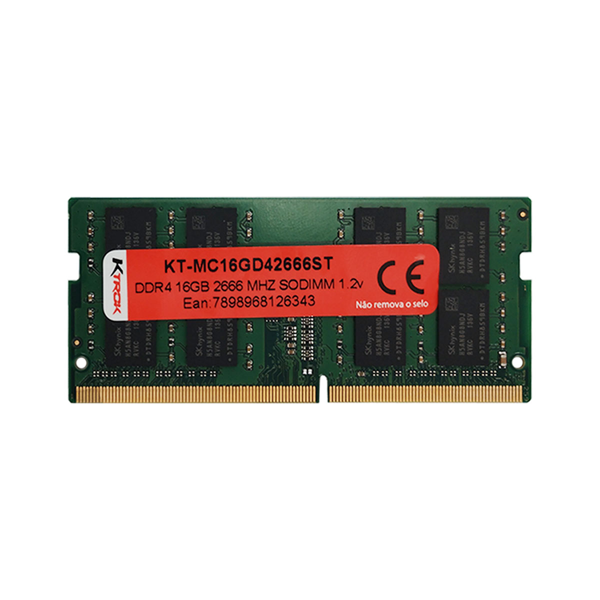 Memória para Notebook 16GB KTROK, DDR4, 2666MHz, 1.2V - KT-MC16GD42666ST