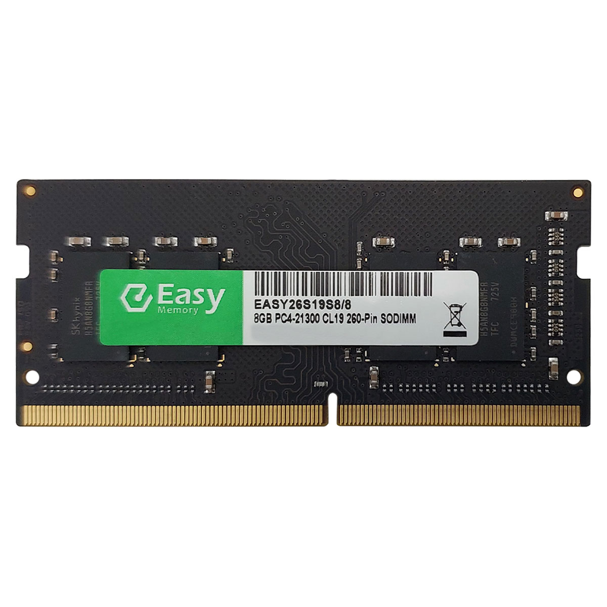 Memória para Notebook 8GB Easy Memory, DDR4, 2666MHz, CL19 - EASY26S19S8/8