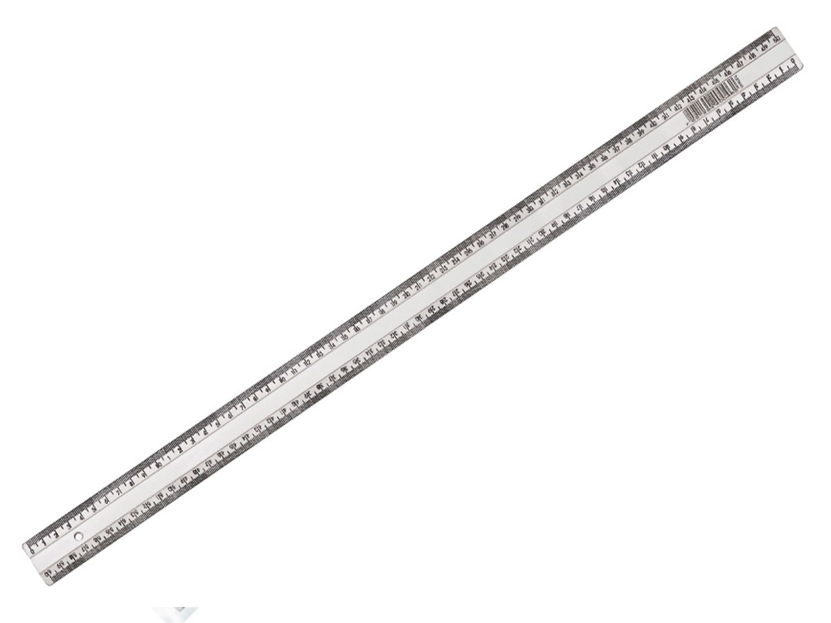 Régua Super Cristal 60cm, Pct. C/ 10 Unidades - Waleu - 10270035