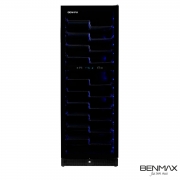 Adega climatizada porta preta capacidade 119 garrafas -Benmax