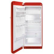 Refrigerador retro Vermelho - Preta - Bege ano 50 - 247 litros - -Smeg