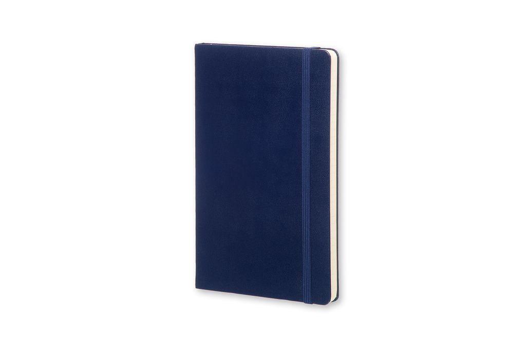 Caderno Moleskine Clássico, Azul Prussia, Capa Dura, Pautado, Tamanho Bolso