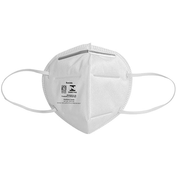 Máscara Hospitalar de Proteção Individual PFF2 HC124 Caixa Com 20 Unidades Multilaser
