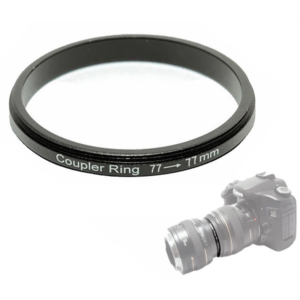 Anel Adaptador Coupling Ring Super Macro - 77-77mm - Diafilme Materiais Fotográficos