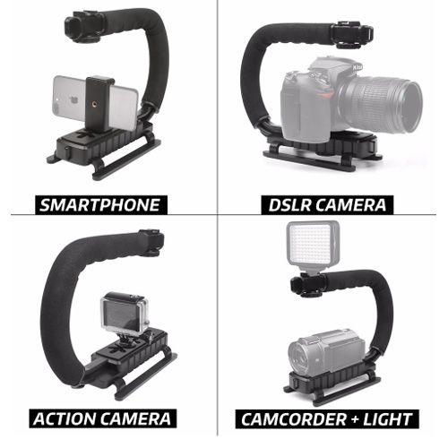Estabilizador de Filmagem Steadycam DSLR e Video C Shape Smartphone - Diafilme Materiais Fotográficos