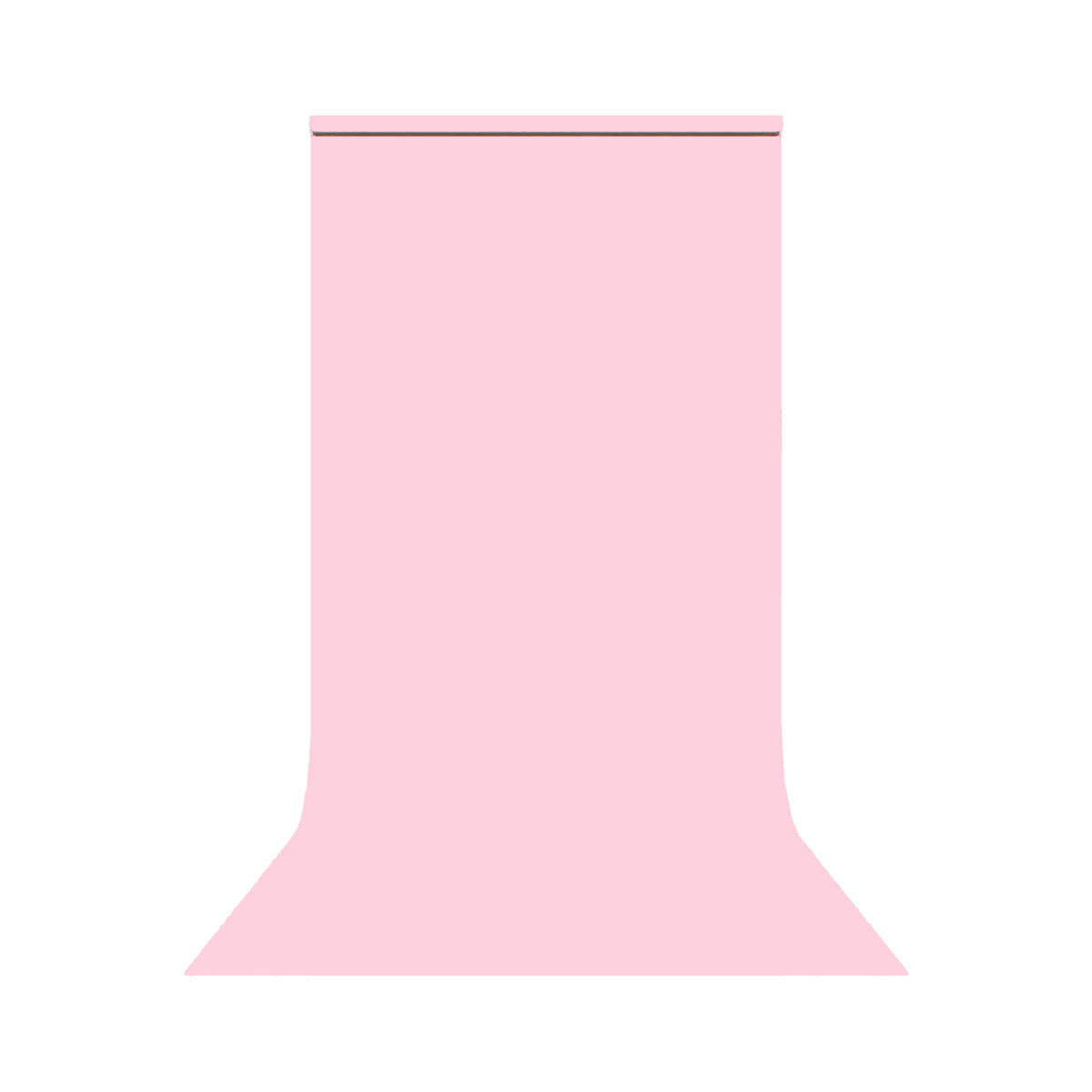 Kit Fundo Infinito de Papel Rolo Baby Pink Rosa e Branco - 1,35 - Diafilme Materiais Fotográficos