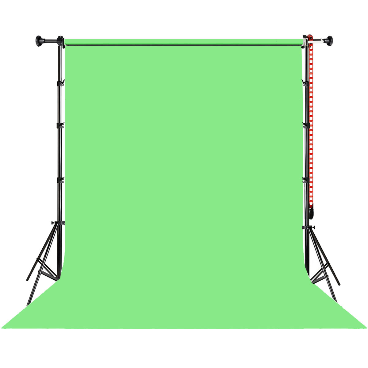 Kit Fundo Infinito Papel Apple Verde 2,70 x 11m Suporte Expan  - Diafilme Materiais Fotográficos