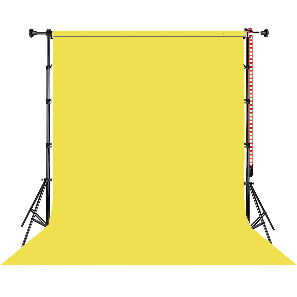 Kit Fundo Infinito Papel Aspen Amarelo 2,70 x 11m Suporte Expan  - Diafilme Materiais Fotográficos