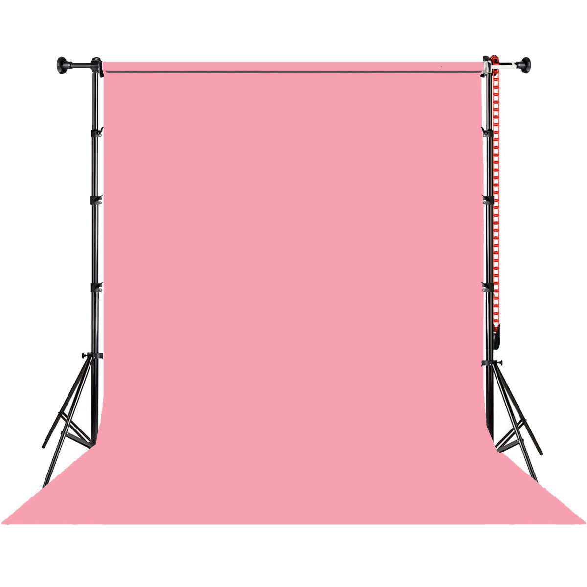 Kit Fundo Infinito Papel Carnation Pink Rosa 2,70 x 11m Suporte Expan  - Diafilme Materiais Fotográficos
