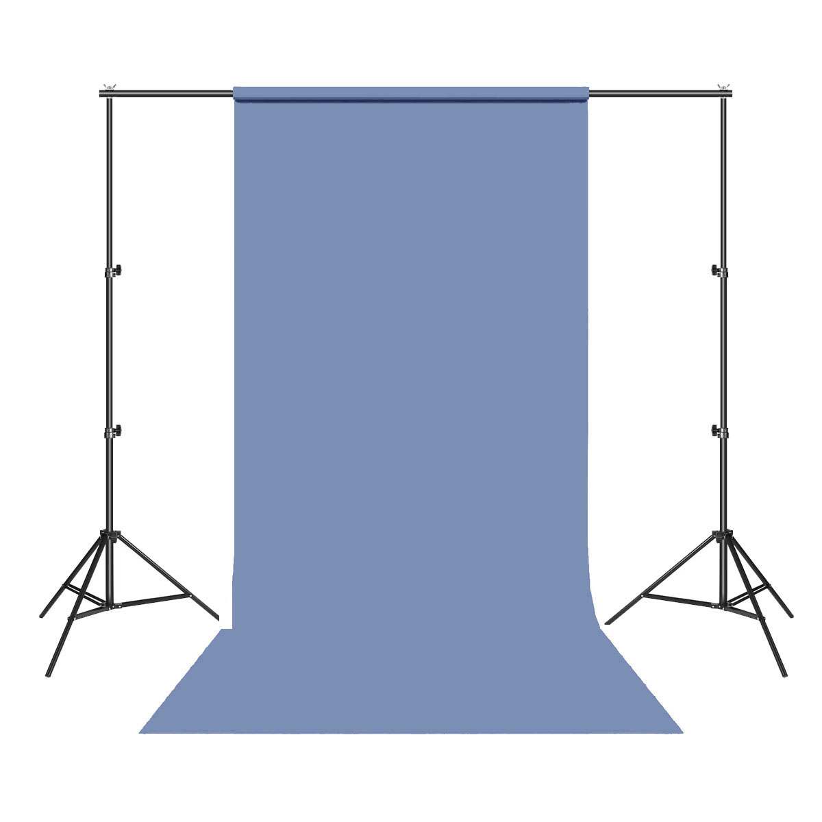 Kit Fundo Infinito Papel Cobalt Azul 1,35 x 5m  Suporte Tripé - Diafilme Materiais Fotográficos