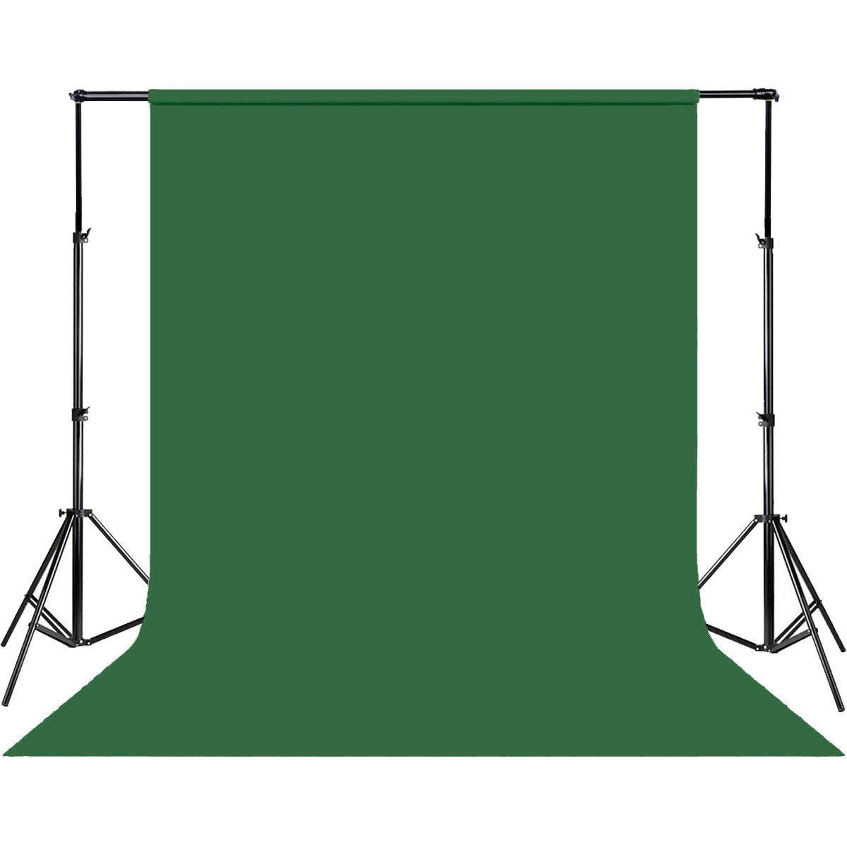 Kit Fundo Infinito Papel Deep Green Verde 2,70 x 11m  Suporte Tripé - Diafilme Materiais Fotográficos