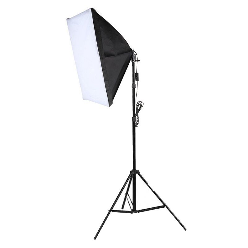 Kit Iluminação Estúdio Softbox E27 40x60 com Tripé - Diafilme Materiais Fotográficos