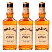 Whisky Jack Daniel's Honey Mel 1 Litro Com Caixa 03 Unidades