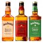 Kit Whisky Jack Daniels Honey + Fire + Apple (1 Litro)