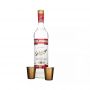 Vodka Stolichnaya Premium 750ml + 02 Copos Shot De Aluminio