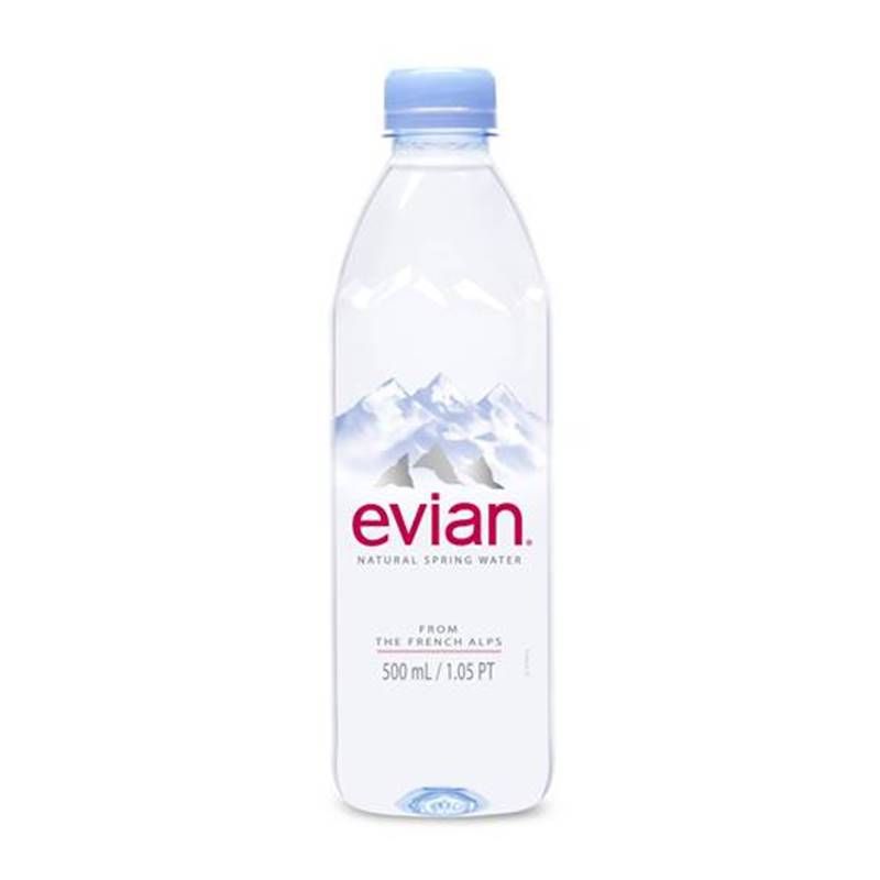 Água Mineral Evian Sem Gás 500ml 06 Unidades