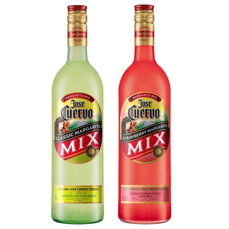 Kit Margarita Mix Jose Cuervo Limão + Morango 1 Lt