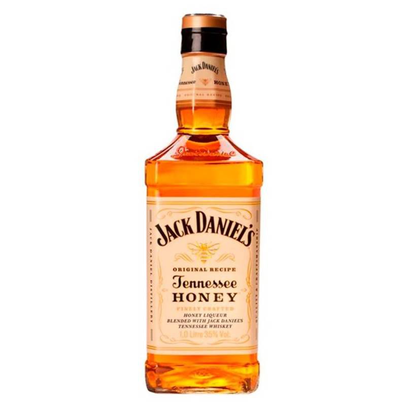 Kit Whisky Jack Daniels 1 Litro Honey - Fire - Old n7