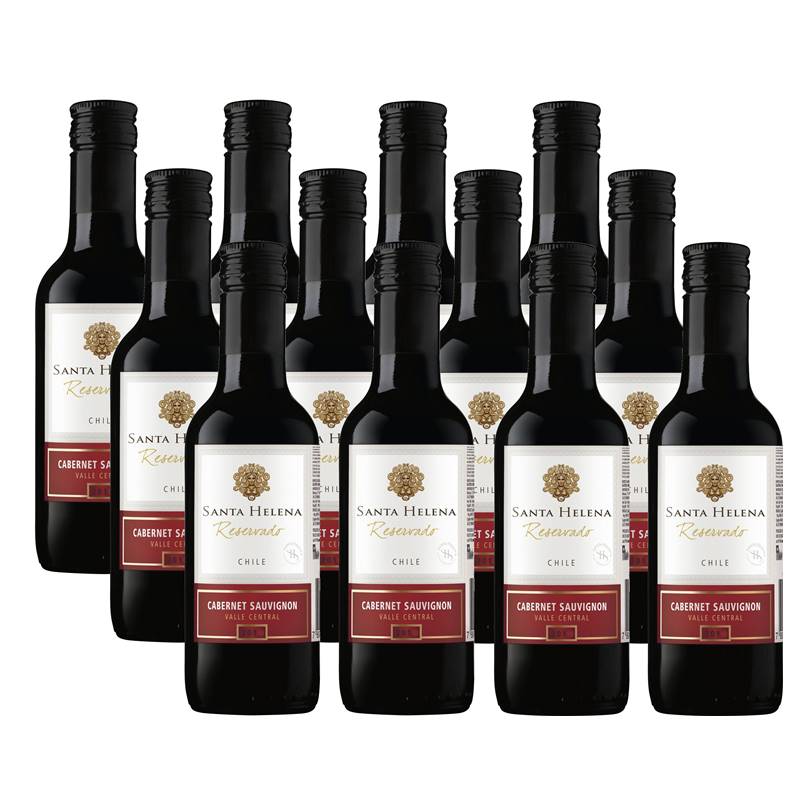 Mini Vinho Santa Helena Cabernet Sauvignon 187ml 12 Unidades