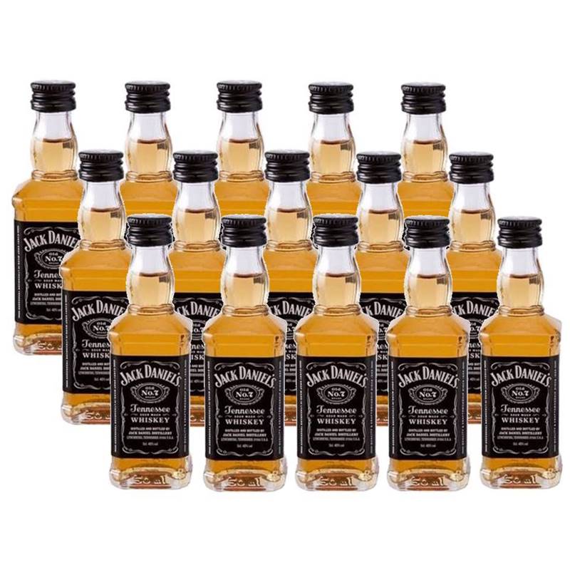 Miniatura Mini Whisky Jack Daniel's 50ml 15 Unidades