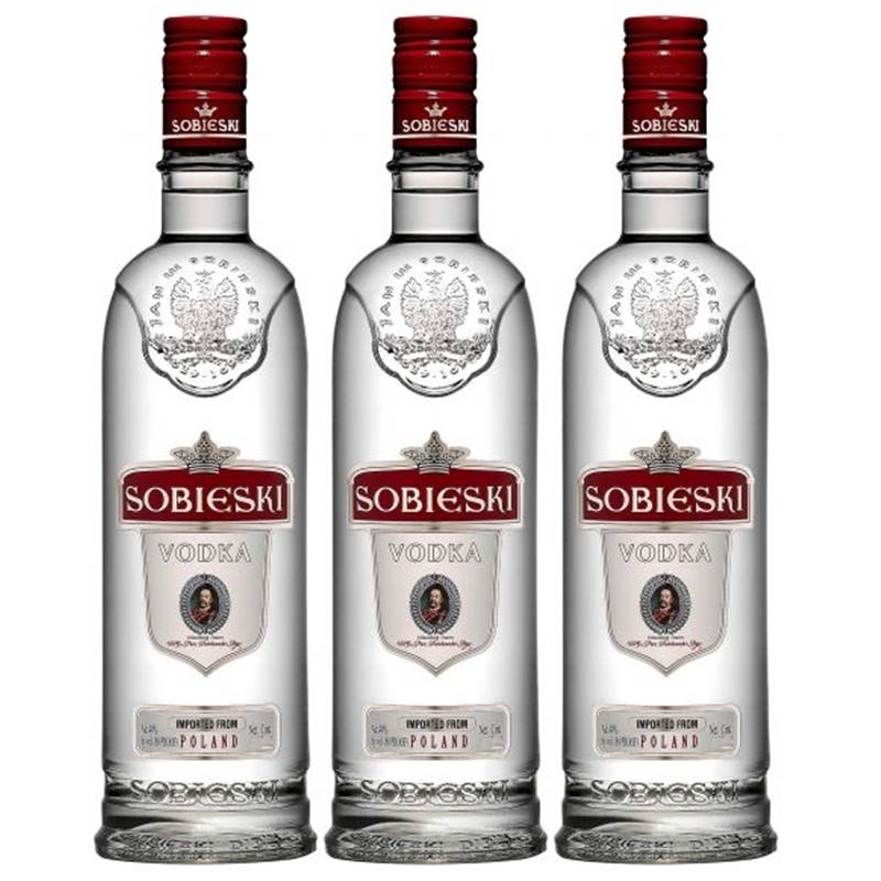 Vodka Polonesa Sobieski 1 Lt 03 Unidades
