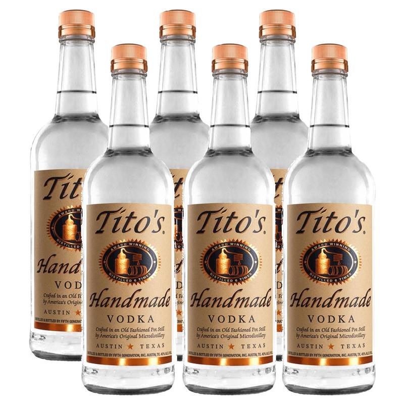 Vodka Titos Handmade 750ml 06 Unidades