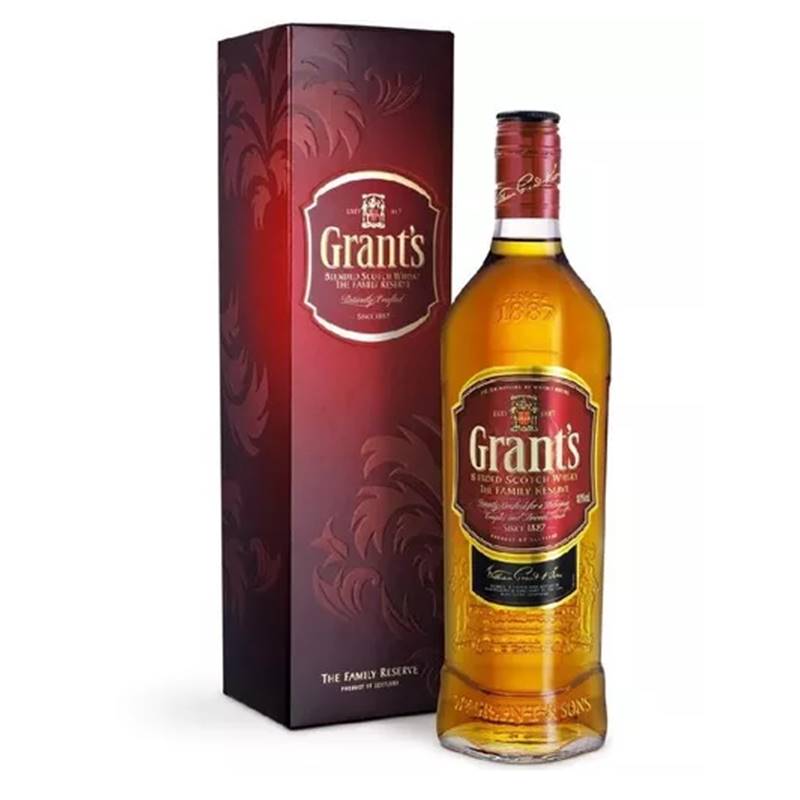 Whisky Grants Family Reserve 750ml 03 Unidades