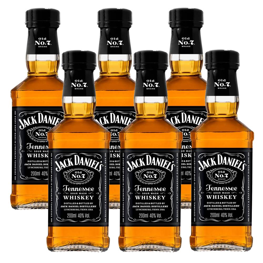 Whisky Jack Daniel's 200ml 06 Unidades