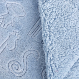 Cobertor bebê Sherpam Ferrete - Azul