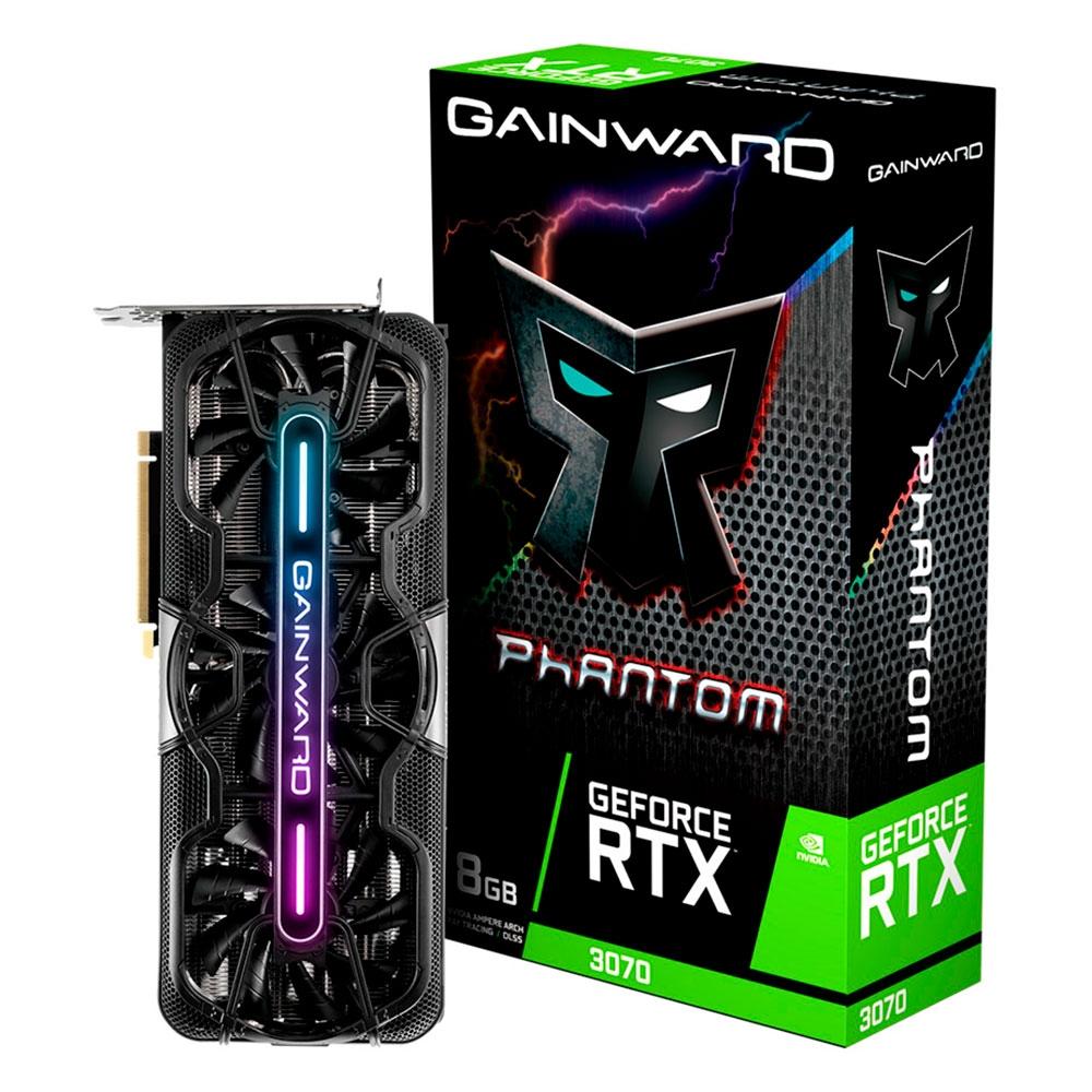 Placa de Video Geforce RTX3070 8GB Phantom GDDR6 256BITS Gainward NE63070019P2-1040P