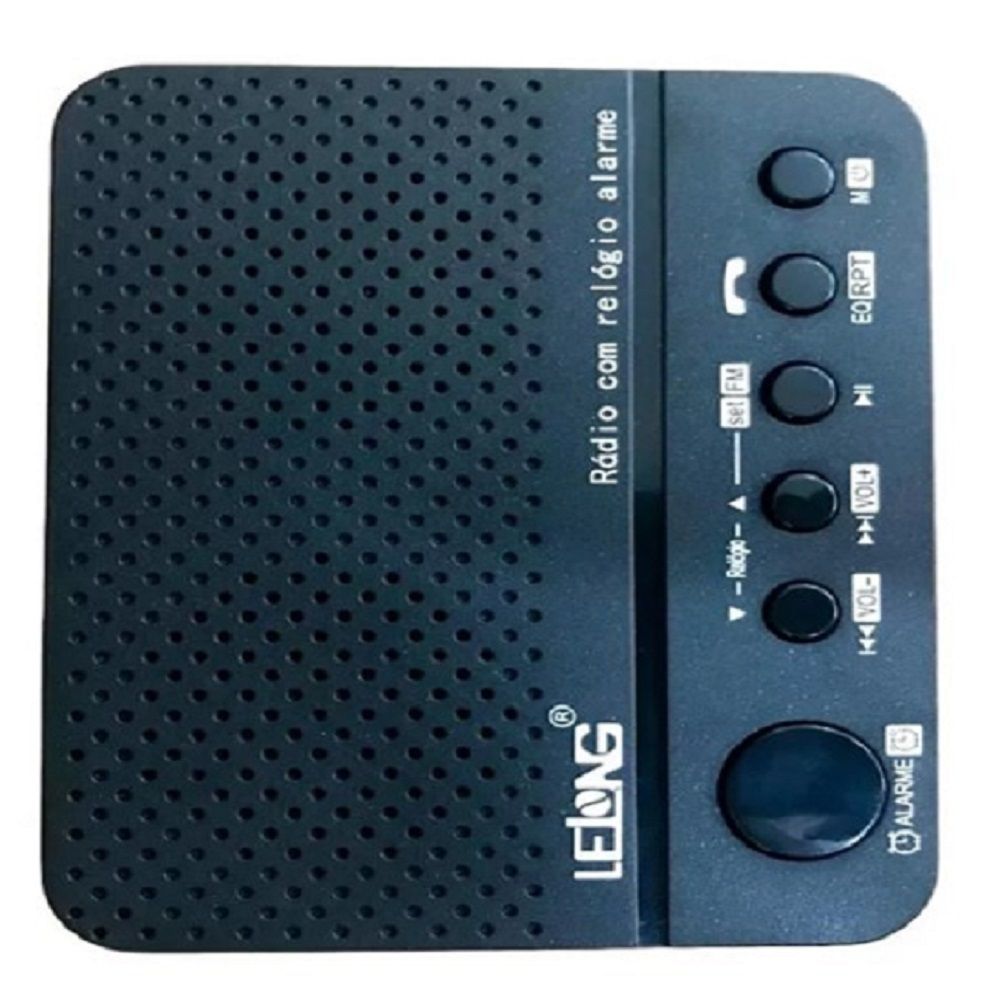Rádio Relógio Digital Despertador Bluetooth Lelong LE-674 Fm