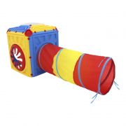 Brinquedo Túnel Cubo Infantil Flexível Com Janelas - Belfix