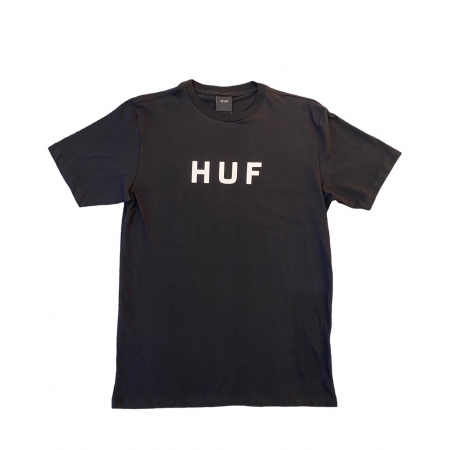 Camiseta HUF OG Essentials Logo Preto