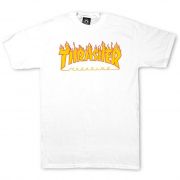 Camiseta Thrasher Flame Branca