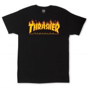 Camiseta Thrasher Flame Preta