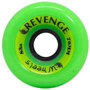Roda Revenge Longboard Freeride 83a Verde 70mm