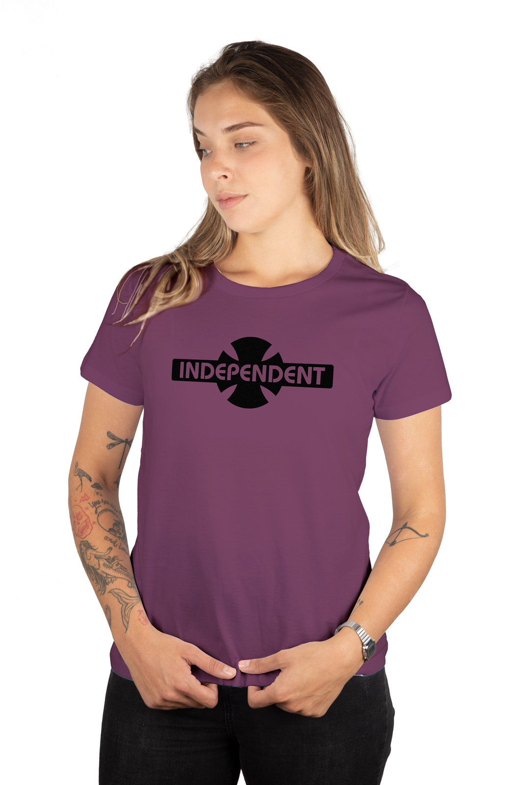 Camiseta Feminina Independent OGBC Roxa