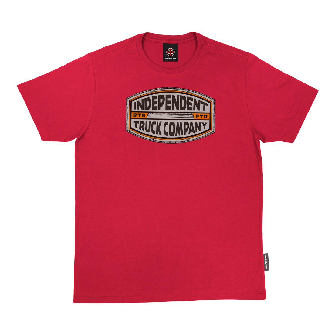 Camiseta Independent ITC Curb Vermelho