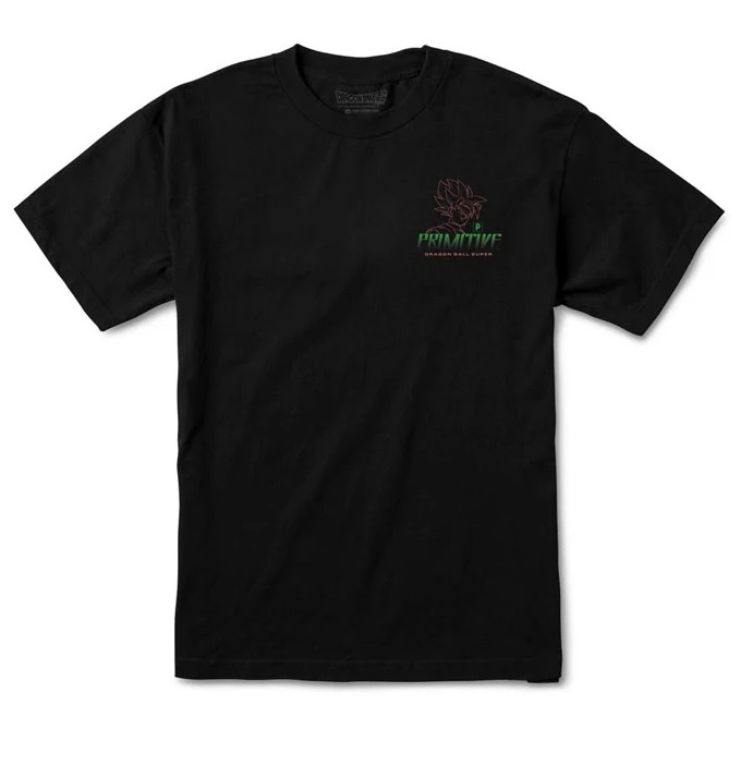 Camiseta Primitive SSR Goku Black Rose Preta