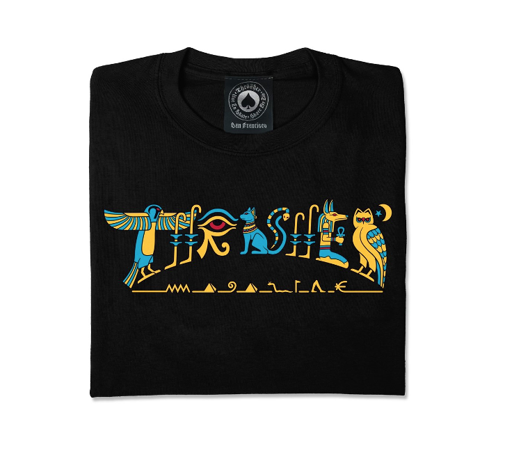 Camiseta Thrasher Hieroglyphics Preta