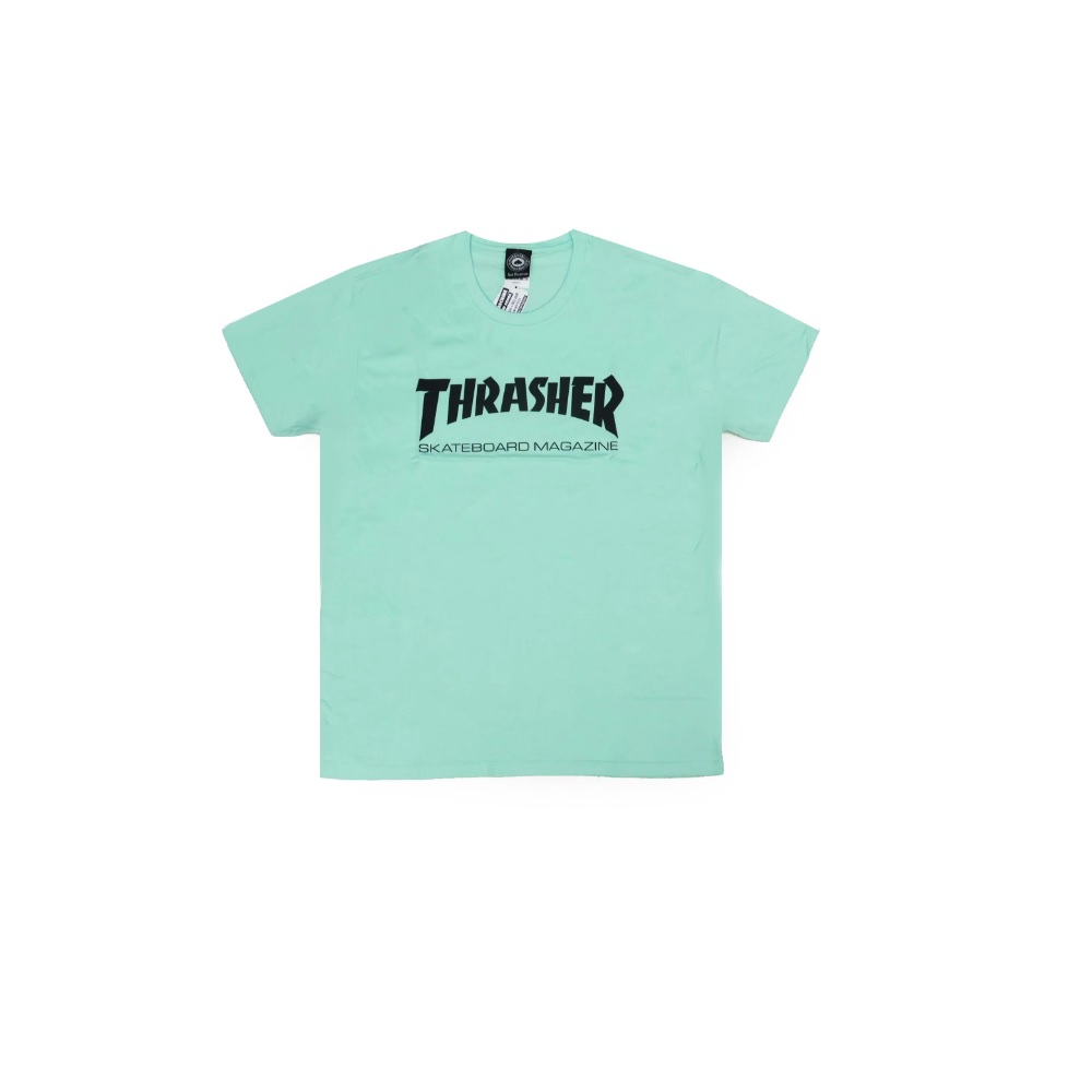 Camiseta Thrasher Skate Mag Menta