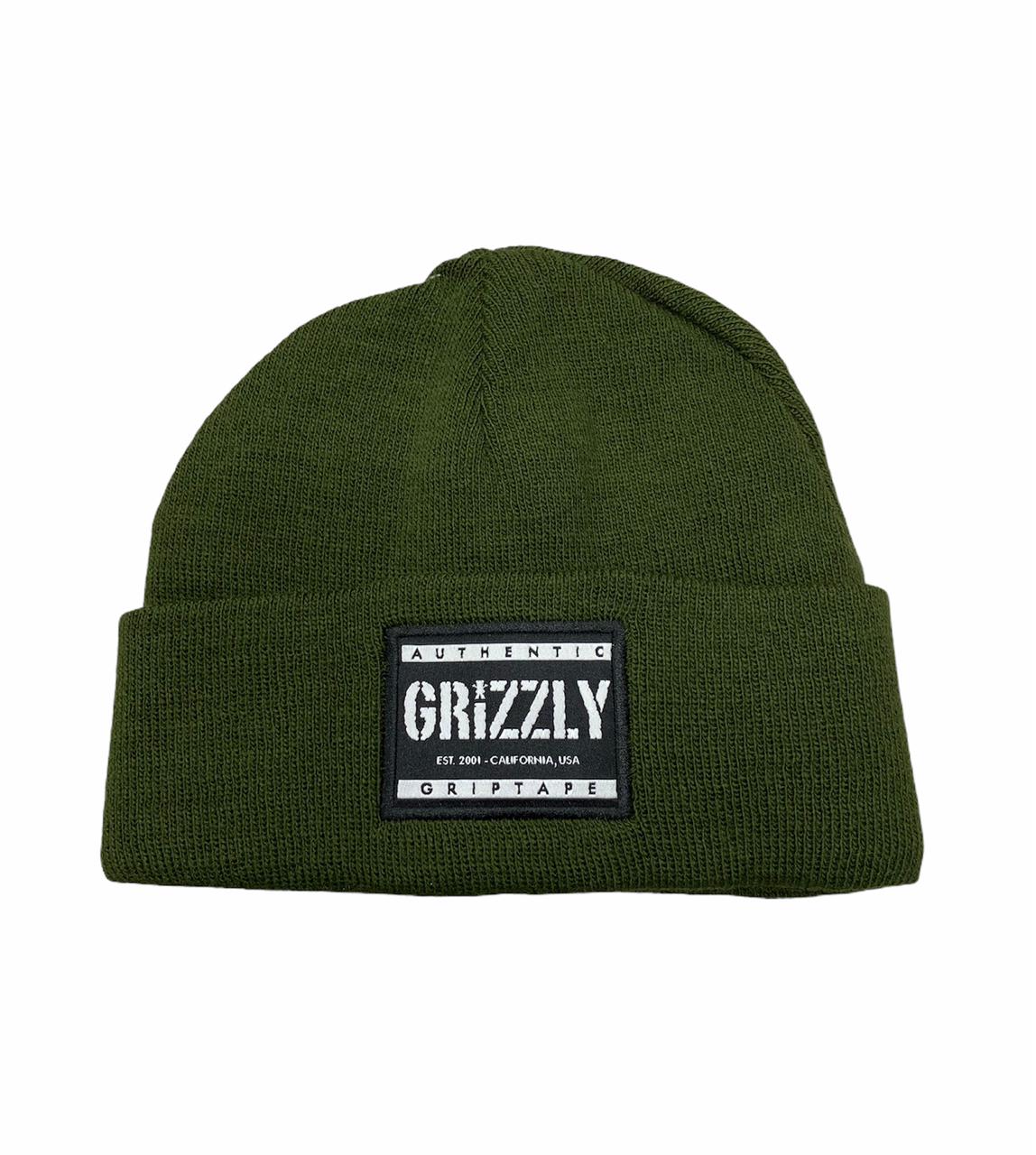 Touca Grizzly Stamp Green