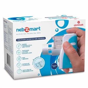 Nebulizador portátil de rede vibratória - Nebzmart - Diabetes On - Vendido e Entregue por Diabetic Center