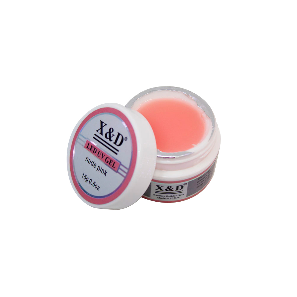 Gel para Unhas LED UV Nude Pink 15g X&D