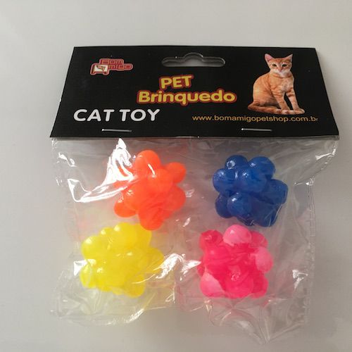 Brinquedo para Gatos - 4 Bolinhas Slime