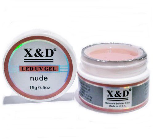 06 Gel Nude 17 Led Uv X&D 15gr Para Unhas Gel e Acrigel X & D